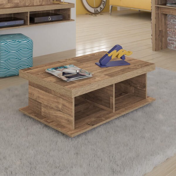 MESA DE CENTRO DUNAS RUSTICO