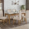 MESA ARIES 180 CM ROVERE NATURAL /BLANQUECINA