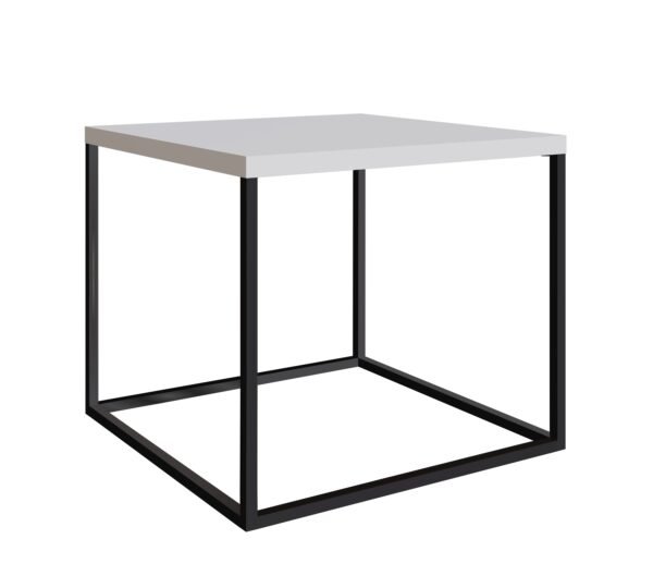 MESA CUBE 4803 BLANCO/NEGRO