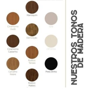 colores de la madera