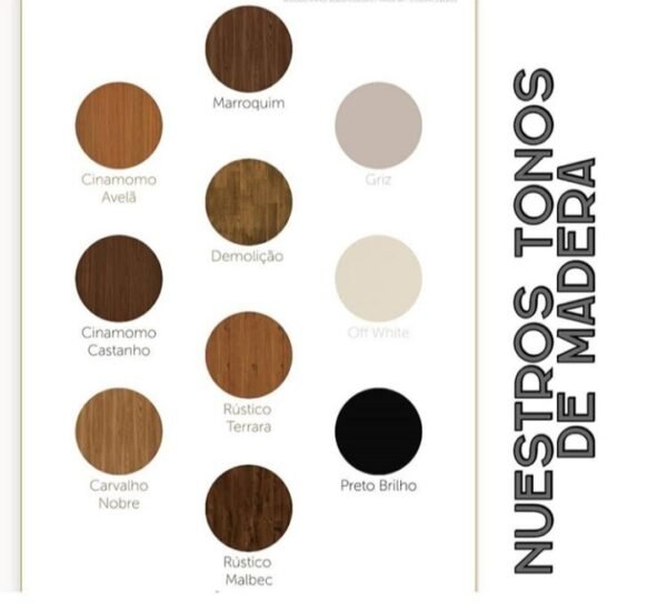 colores de la madera