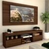 RACK CON PANEL TORONTO MADERADO