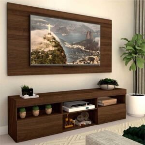 RACK CON PANEL TORONTO MADERADO