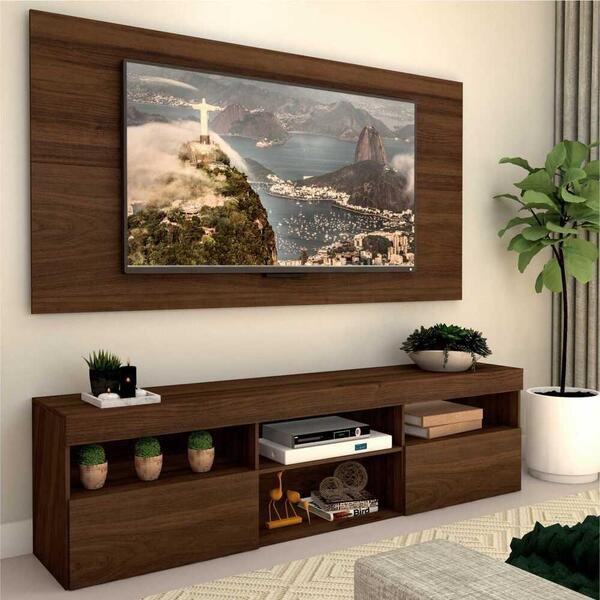 RACK CON PANEL TORONTO MADERADO