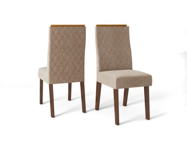 SILLA NEW MAIA RUSTICO MALBEC/ VELUDO KRAFT