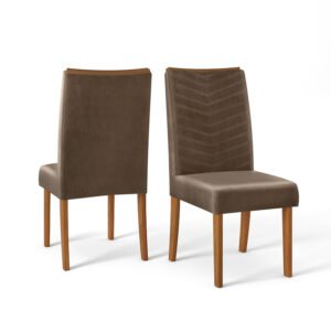 SILLA SERENA RUSTICO TERRARA/LINO BRONCE