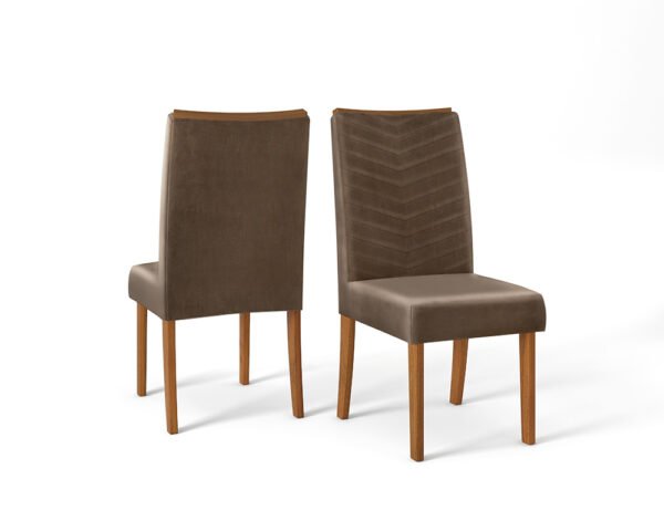 SILLA SERENA RUSTICO TERRARA/LINO BRONCE