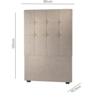 ESPALDAR IMPERIAL PASTEL CAMA TWIN