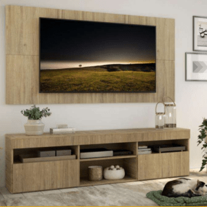 RACK CON PANEL LAS VEGAS RUSTIC