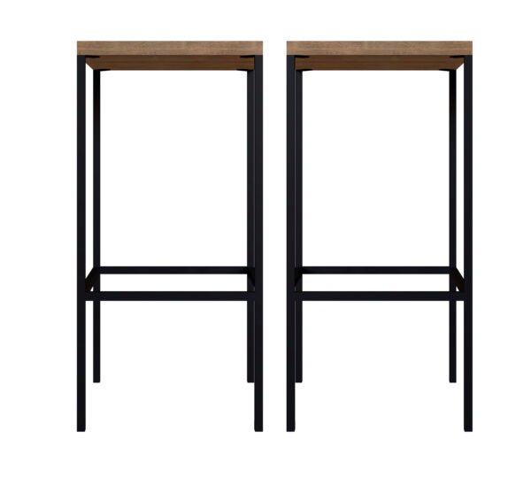 KIT DE TABURETES (2UND) VERMONT/NEGRO