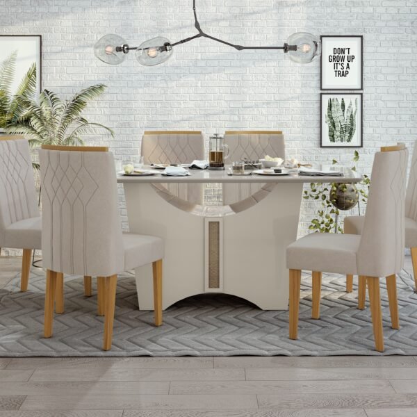 MESA ROCK 170 CM BLANQUECINA