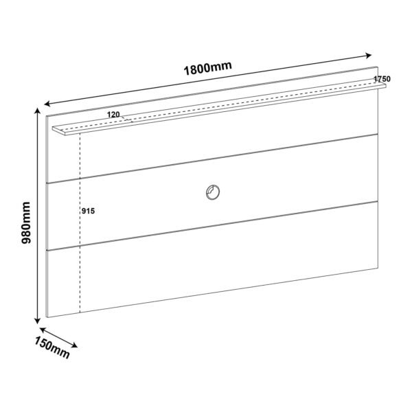 PANEL PARA TV SLIM PINO