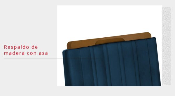 SILLA ISIS MADERA IPE/ LINHO SAARA