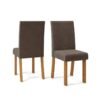 SILLA ELIS RUSTICO TERRARA/ VELUDO MOCA