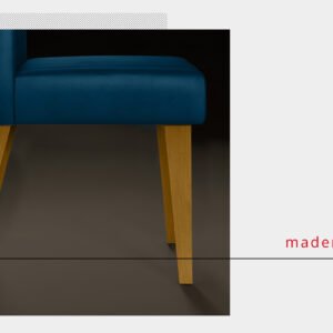 SILLA ISIS MADERA IPE/ LINHO SAARA