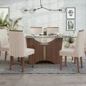 MESA ROCK  ROBLE NATURAL/BLANQUECINA