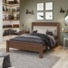 CAMA MATRIMONIAL ATHENAS FULL COLOR ROBLE NATURAL/ BLANQUECINO