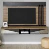 PANEL PARA TV MONACO RUSTICO/ NEGRO