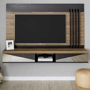 PANEL PARA TV MONACO RUSTICO/ NEGRO