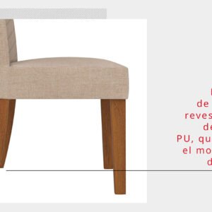 SILLA SERENA RUSTICO TERRARA/LINO BRONCE