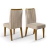 SILLA ISIS MADERA IPE/ LINHO SAARA