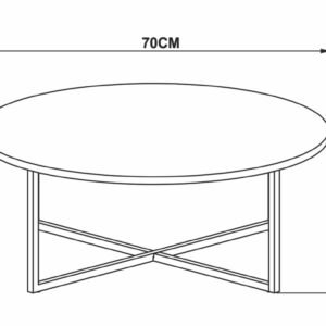 MESA DE CENTRO MARQUINA / NEGRO