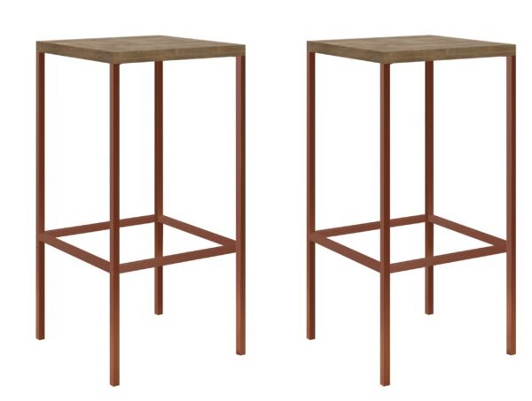 KIT DE TABURETES (2UND)  VERMONT/COBRE