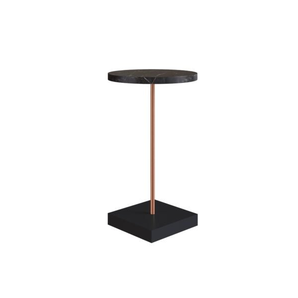 MESA LATERAL MARQUINA/DORADO