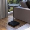 MESA LATERAL MARQUINA/NEGRO
