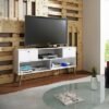 RACK DECORATIVO COLOR BLANCO/ PIÑION