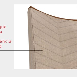 SILLA SERENA RUSTICO TERRARA/LINO BRONCE